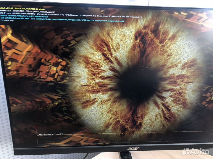 GeForce RTX3080 Asus Rog Strix White 10Gb