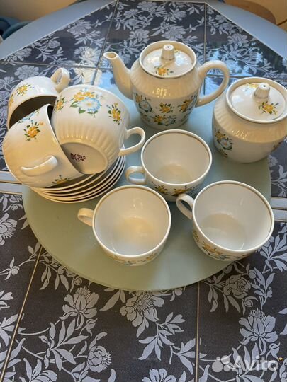 Чайный сервиз вербилки СССР