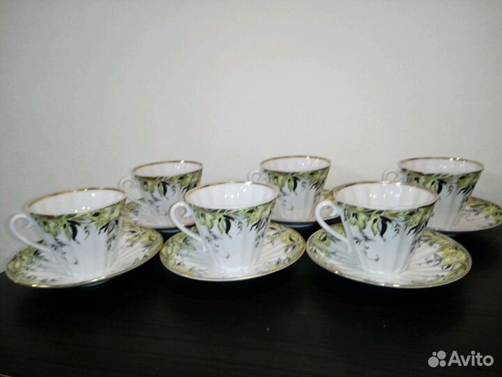 Сервиз. Л.Ф.З. Чайные пары С.С.С.Р. 70х