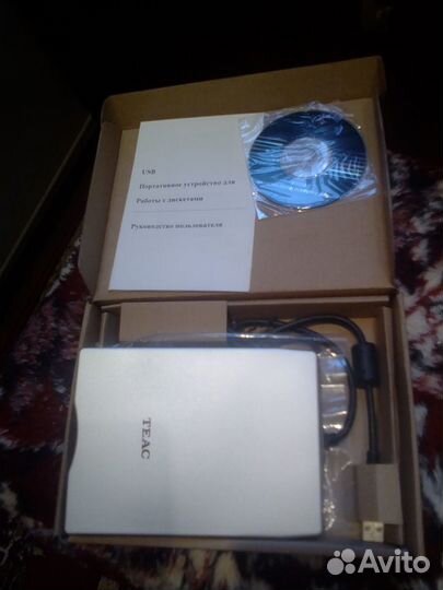 Внешний дисковод teac HS-usbfdd Silver