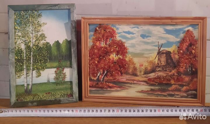 Картина из янтаря