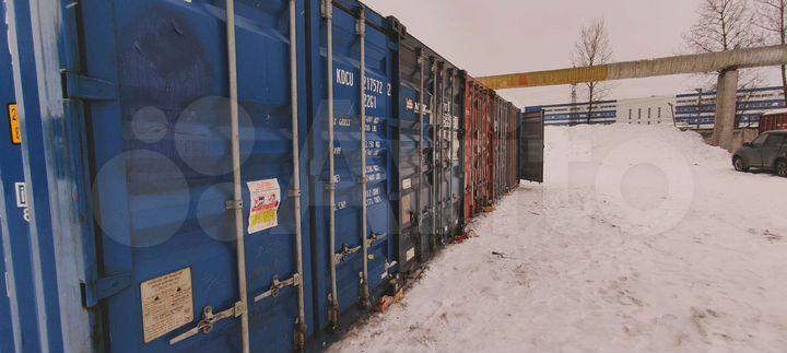 Аренда склада морского контейнера 20 фут