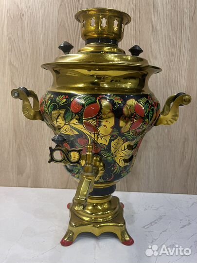 Самовар электрический ссср.Хохлома