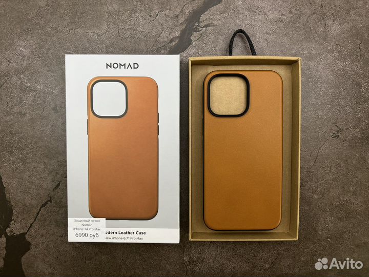 Чехол Nomad Modern Leather Case iPhone 14 Pro Max
