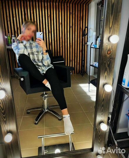 Зеркало гримерное ростовое, макияжное с подсветкой