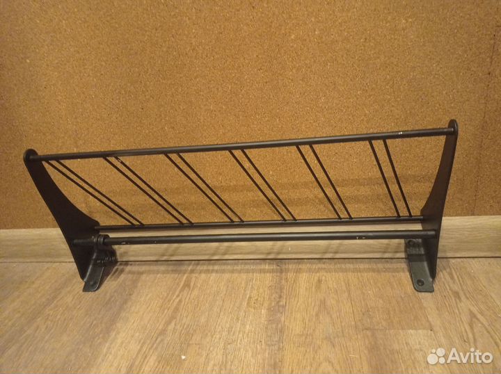 Вешалка в прихожую настенная металл черная