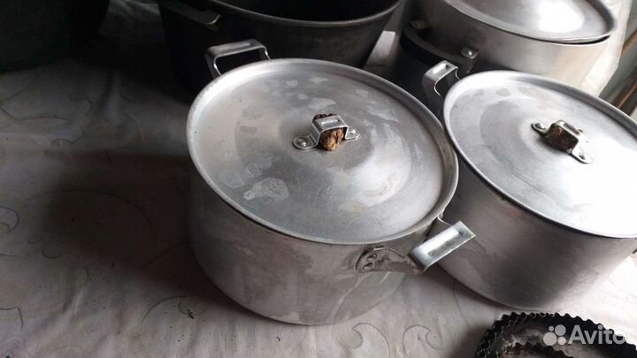 Кастрюля алюминиевые б/у. Емк.3 литра