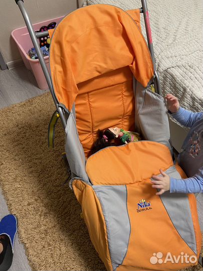 Коляска санки