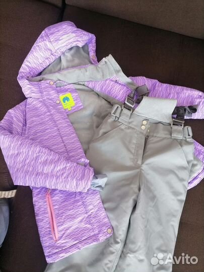 Зимний костюм для девочки 128