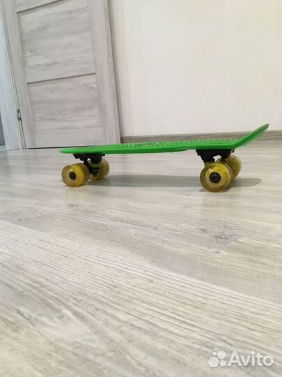 Пенни борд светящийся, скейтборд, пенниборд