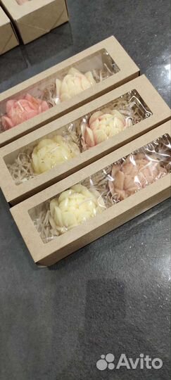 Свечи из пчелиного воска. Подарок ручной работы