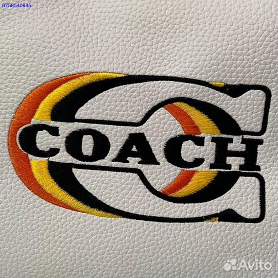 Сумка женская Coach белая новая