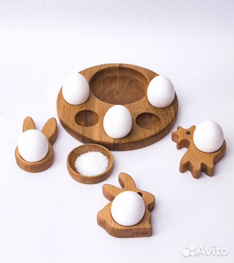 Подставка для яиц из дерева/Деревянная подставка/М