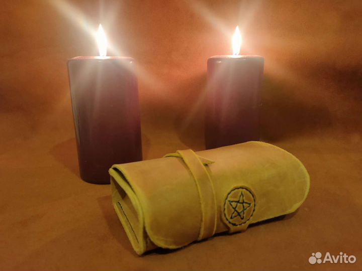 Карты Таро Уэйта в кожаном чехле