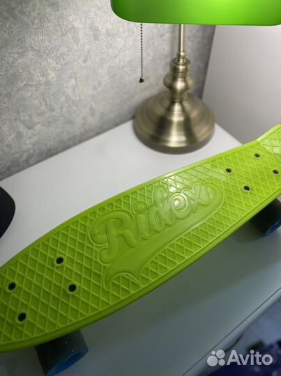 Скейтборд Круизер пластиковый Ridex