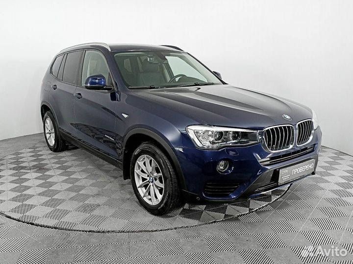 BMW X3 2.0 AT, 2016, 86 520 км