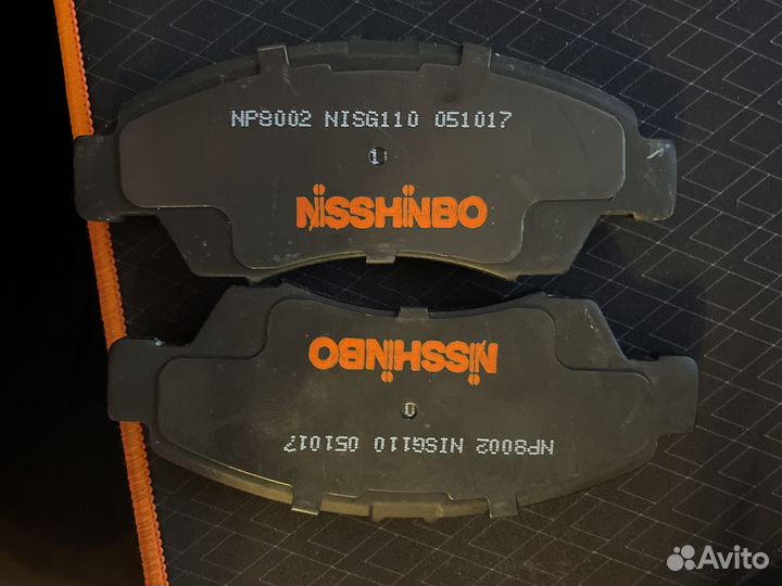 Тормозные колодки honda