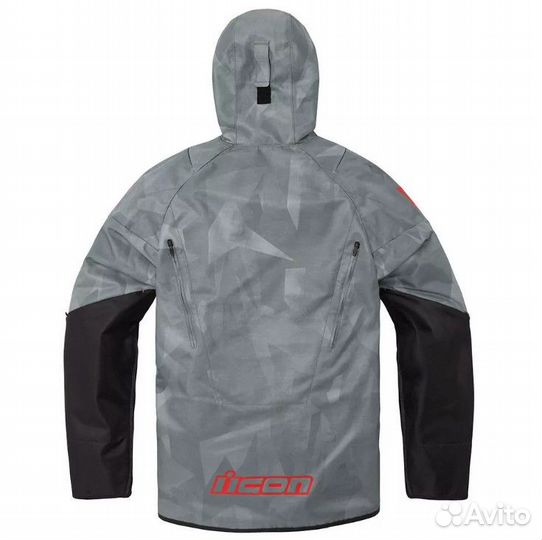 Icon Airform Battlescar городская мотокуртка серая