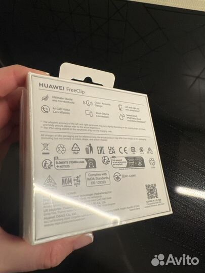 Наушник huawei freeclip новые