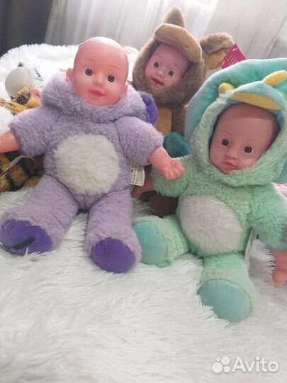 Игрушки коллекция пупсиков в костюмах