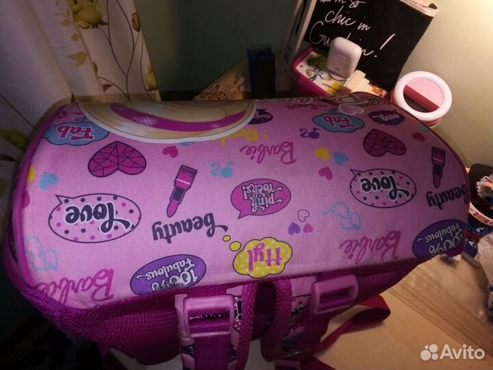Ранец для девочки Barbie розовый