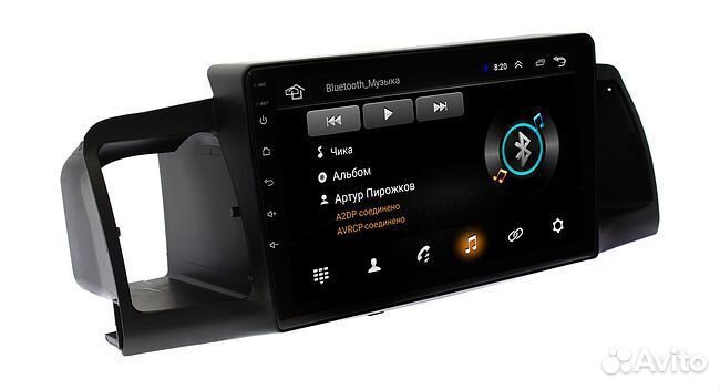 Toyota corolla, fielder 2000-04 андроид магнитола