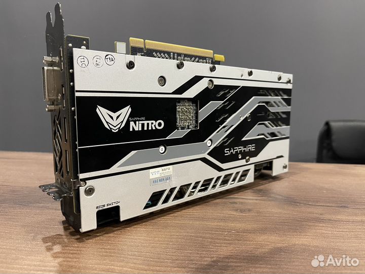Видеокарта RX 580 Sapphire Nitro + 8GB
