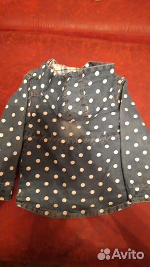 Джинсовая ветровка для девочки