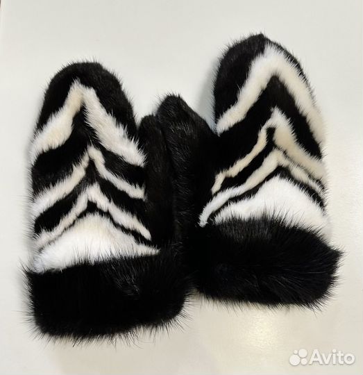 Варежки норковые