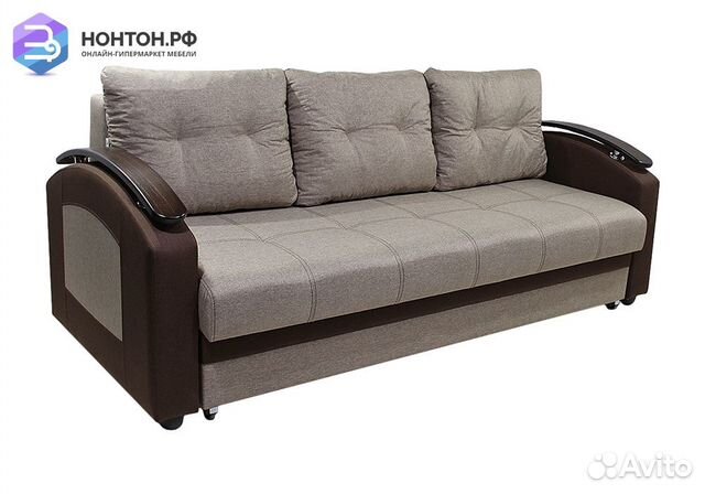 Диван еврокнижка София бежевый