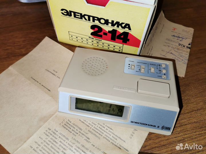 Часы электронные. электроника 2-14.Комплект полный