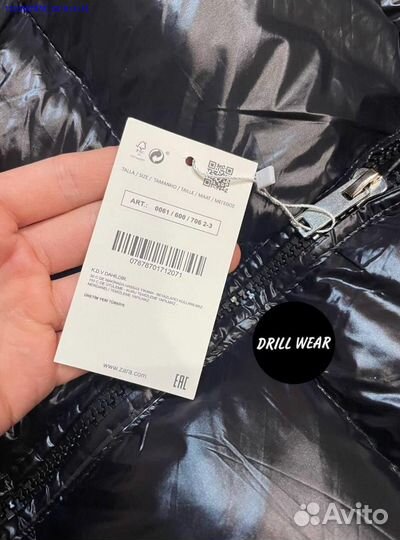 Пуховик Zara Puffer jacket с коробкой (Арт.71912)