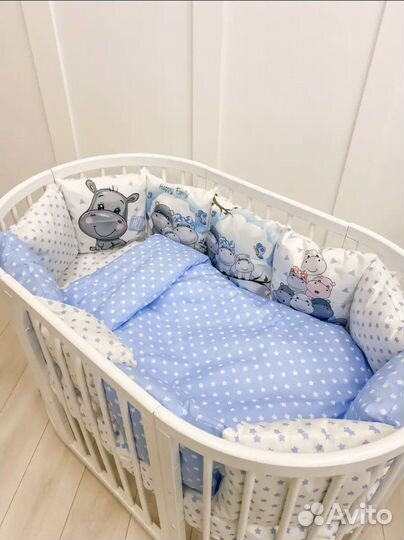 Бортики на кроватку