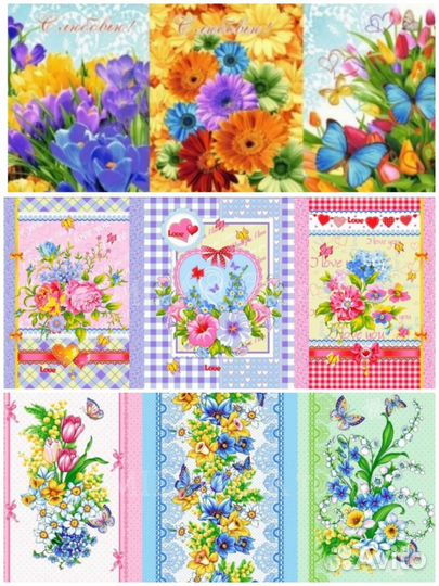 Вафельные полотенца