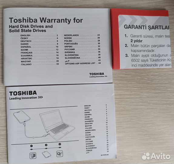 500 гб Внешний жесткий диск Toshiba