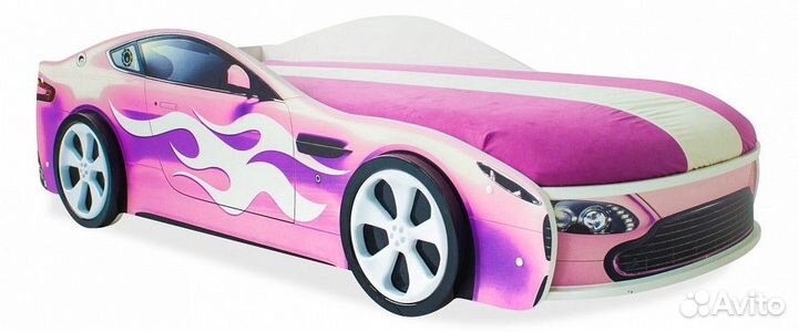 Кровать-машина для детей Бондмобиль