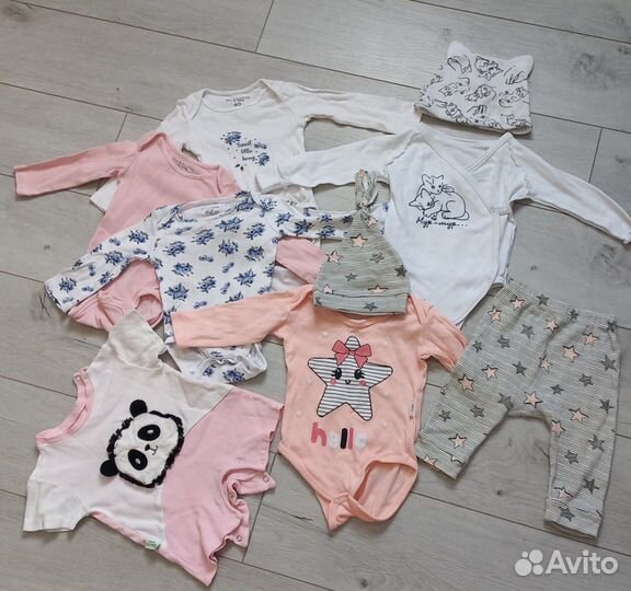 Одежда для девочек пакетом 62 68