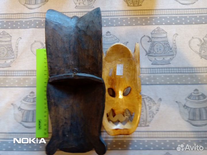 Маска деревянная