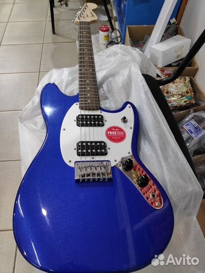 Электрогитара Fender squier bullet mustang HH impb