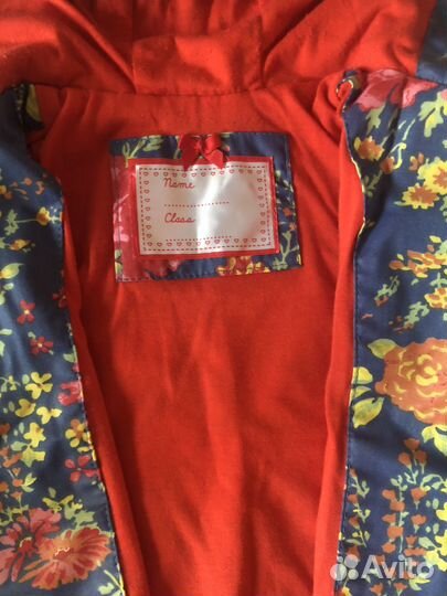 Плащ (ветровка) для девочки