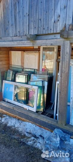 Пластиковые окна и двери бу