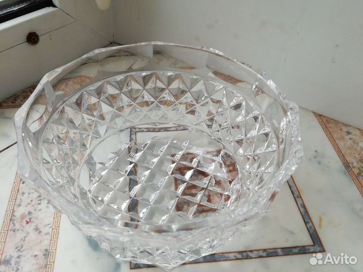 Ваза для фруктов на ножке СССР