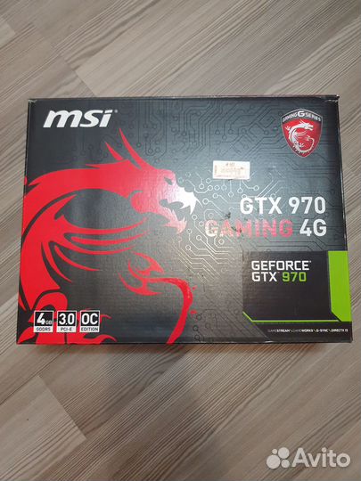 Видеокарта gtx 970 4 gb