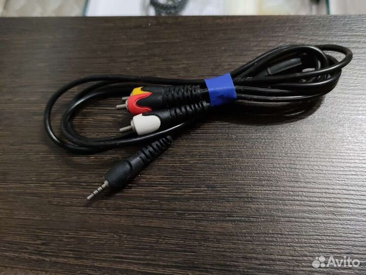 Кабель 3RCA-AUX, тюльпаны на 3.5 Jack, 1.5м