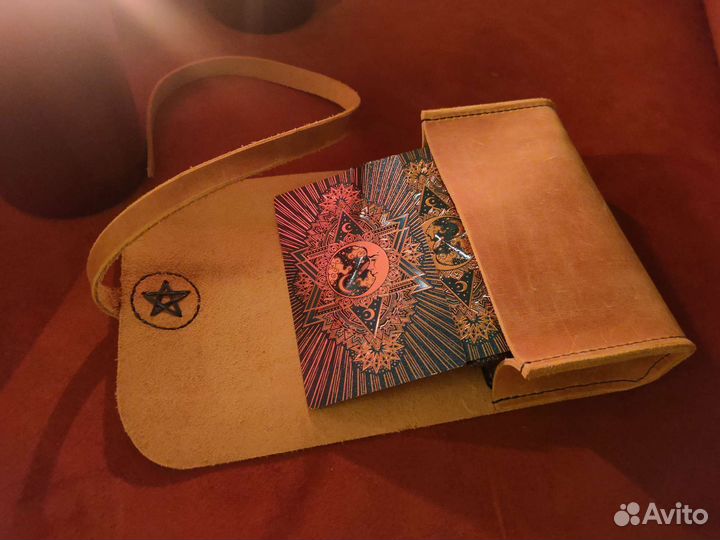 Карты Таро Уэйта в кожаном чехле