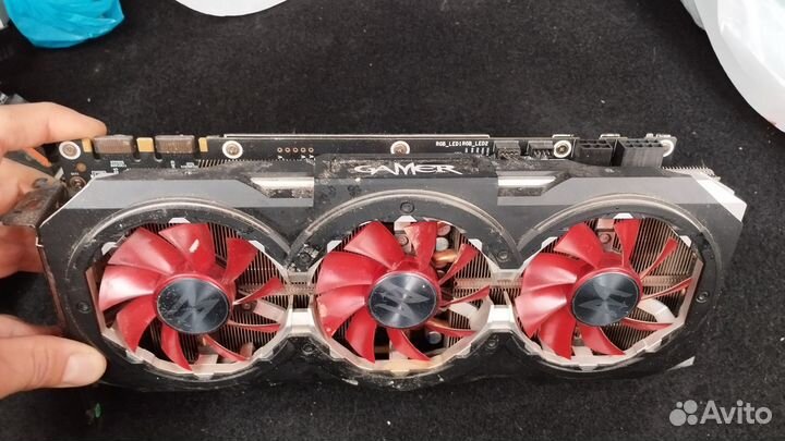 Видеокарта, материнская карта, блок питания