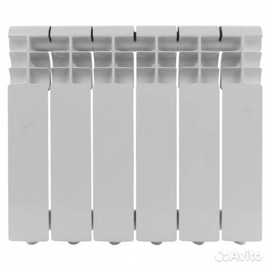 Алюминиевый радиатор Rommer Profi 350, 6 секций