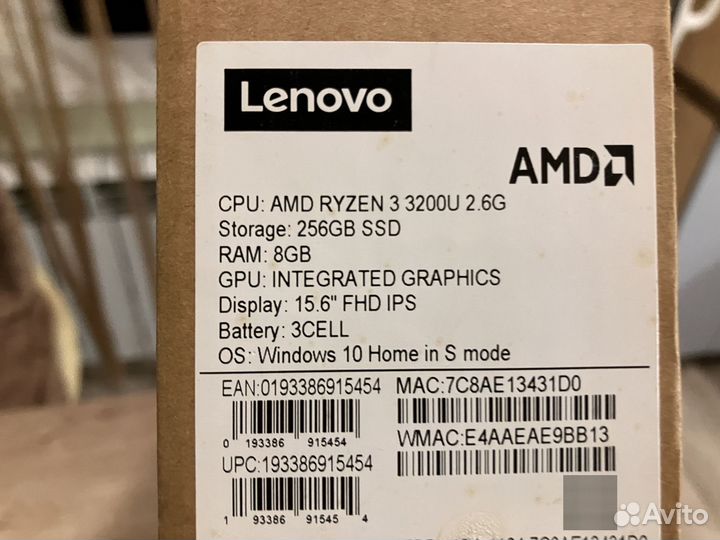 Ноутбук Lenovo IdeaPad S340-15API