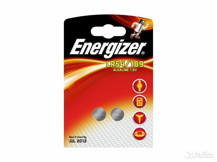 Батарейка Energizer Alkaline 1.5V (189, LR54) 2 шт