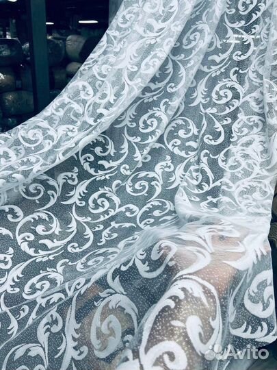 Тюль высота 1.20